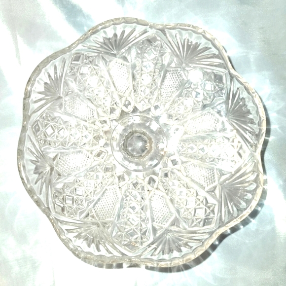 Antique EAPG pedestal compote #15088  'Panama' pattern ca.1904 - Picture 2 of 12